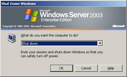 Как отключить в Windows server?