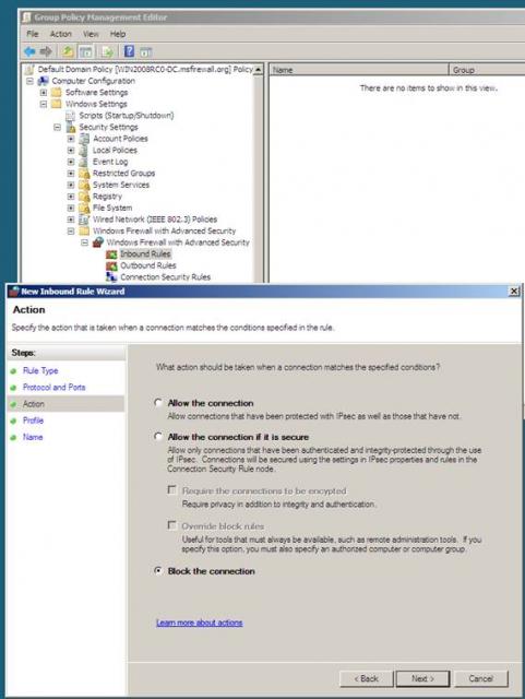 Офис филиала Windows 2003