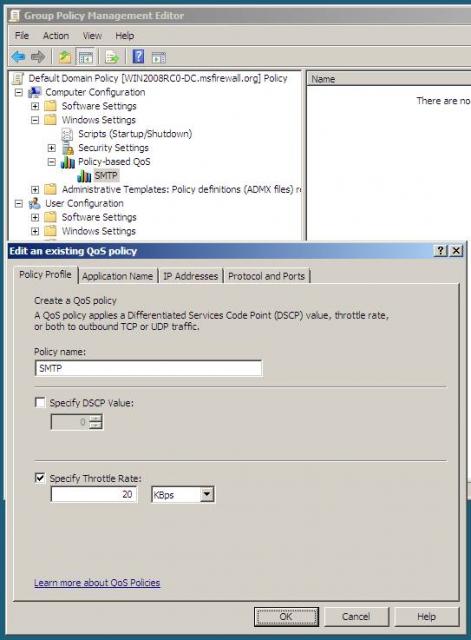 Services in win 2008