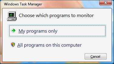 Управление процессами в Windows 2007