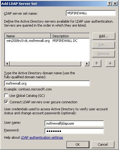 Sql server 2008 безопасное подключение ldap