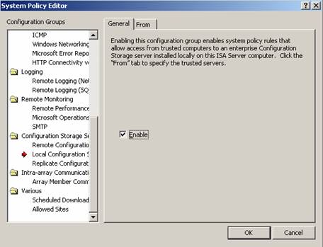 Windows 2003 enterprise isa