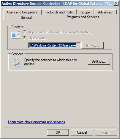 Windows server 2008 брандмауэр