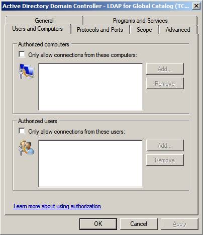 Firewall для Windows server 2008