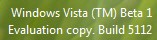 Windows vista beta 1 5112